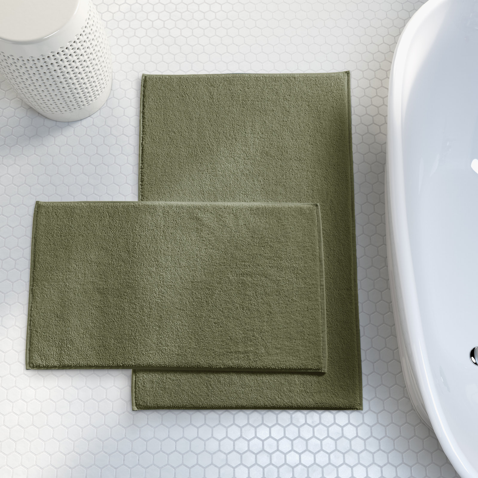 Linden - Bath Mat Bath Mat, 20" W x 32" L, Loden