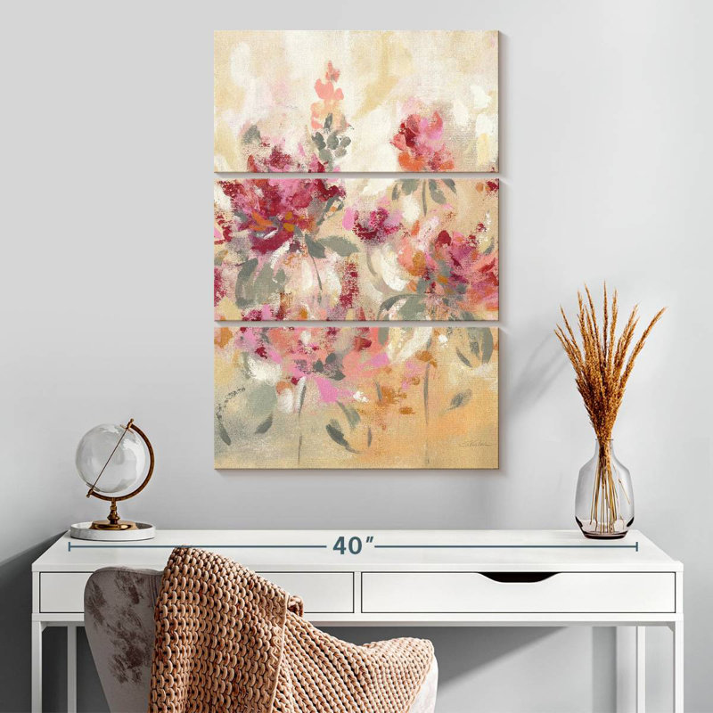 Avery Rustic Floral Reflections I, 32" H x 20" W
