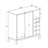 Langsdon 33.9'' Mini Bar