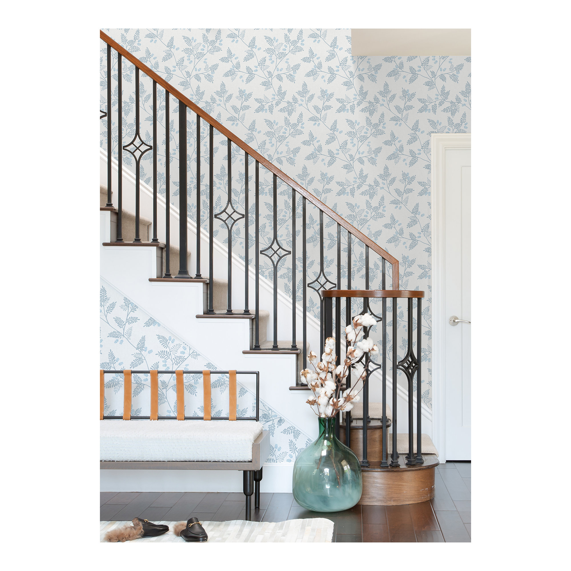Dowlin Graphics Wallpaper, Light Blue
