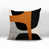 Orange brûlé / noir / blanc cassé