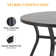 Alyah Rectangular 4 - Person 44" Long Dining Table with Cushions