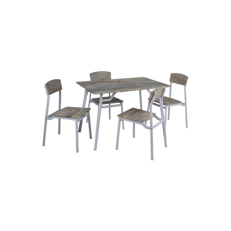 Modem 5 Piece Dining Table Set