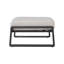Repose-pieds moderne 2: repose-pieds beige et brun - Mobilier fonctionnel