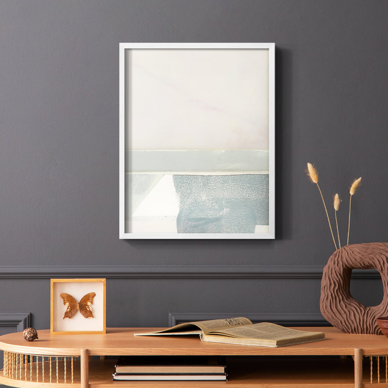 Couturier I Framed Print - Solid Wood, White, 20" H x 16" W