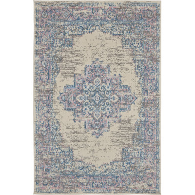 Tapis ivoire moderne Bo