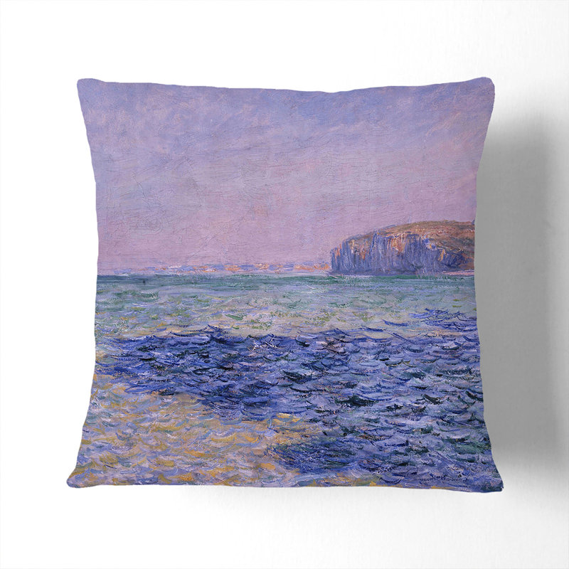 The Cliffs at Pourville Scatter Cushion, White, 40cm H x 40cm W x 15cm D