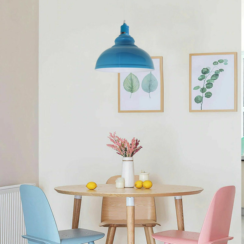 1 - Light Dome Pendant, Blue