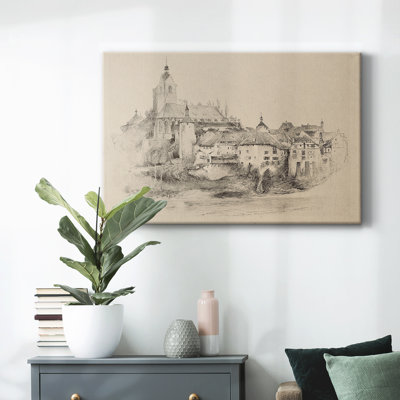 Croquis rétro-XXXIX - toile tendue avec châssis