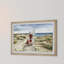 Real Surfing Santa - Single Picture Frame Painting-67834603