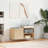 vidaXL Record Cabinet Engineered Wood 33.3 x 15.0 x 18.9 in-1359035434
