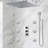 FontanaShowers Sofia Large Ceiling Rain Shower Head Set with Body Sprays and Hand Shower-144329428-144329416