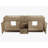 Disar 87" Double Bathroom Vanity Base Only-118865012