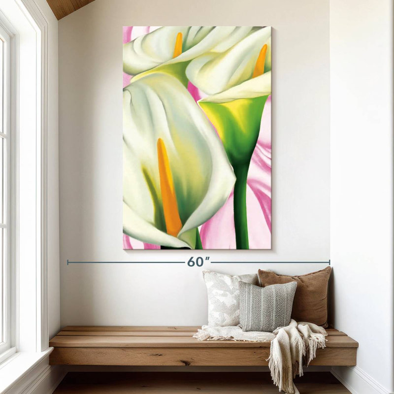 Harnek Calla Lilies, 51" H x 34" W