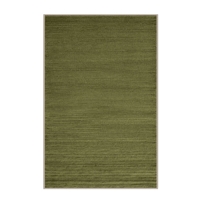 Tapis brun uni lavable à la machine