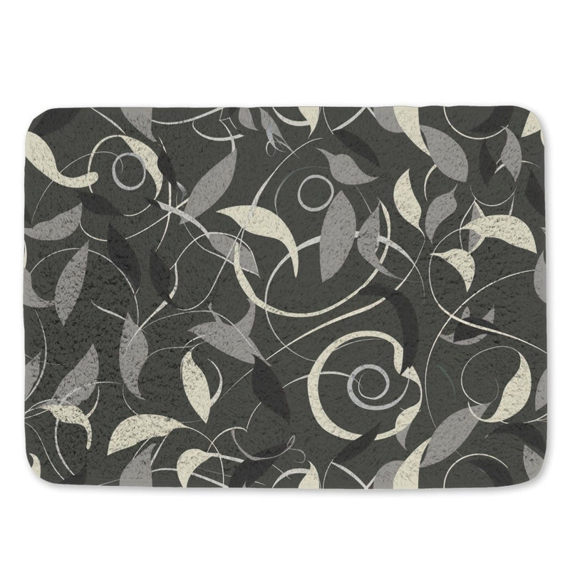 Gesper Microfiber / Microsuede Non-Slip Bath Mat, 21"W x 34"L