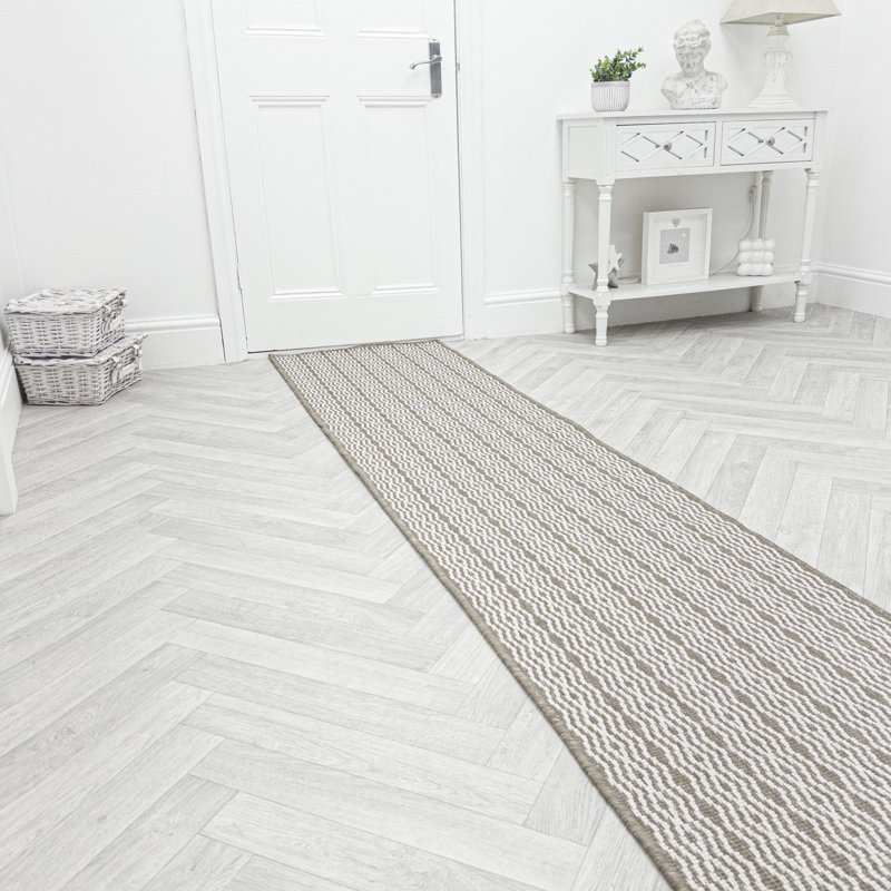 Runner Striped Flatweave Area Rug, Runner 60 x 150 cm