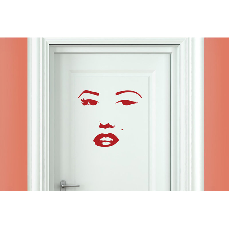 Entertainment Wall Decal, Dark Red