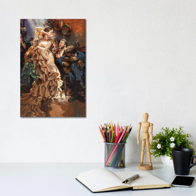 The Sound Of Granada by Maher Morcos - Wrapped Canvas Print