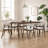 Solid Wood Dining Set with Upholstered Chairs-1438414584-1440160648