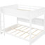 Grand lit superposé au dessus d'un lit blanc-129630946