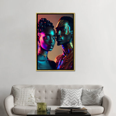 Afrofuturist African Royalty Queen And King II