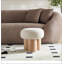 Tabouret champignon W80171, coussin moelleux grieg, tuyau en PVC tonneau en bois-1442545409-1442545408