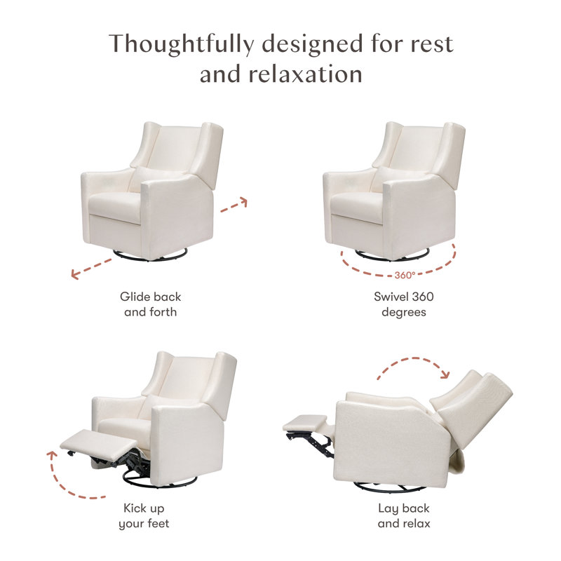 Kiwi Recliner and Swivel Glider, Performance Cream Eco-Weave