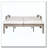 Outdoor Double Lounge Chair with 5-Position Adjustable Backrest-1672858203