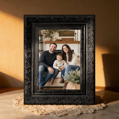 Cadre photo traditionnel noir 1PC 11 "x 14" avec orientation portrait ou paysage