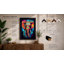 Neon Elephant Street Art 1 Piece Single Picture Frame Wall Art-136673365-136673366