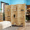 6 Panel Folding Room Divider Screen Privacy Screen Freestanding