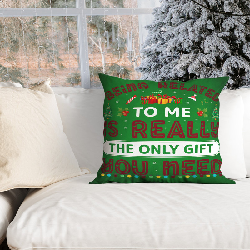 Outdoor Reversible Throw Pillow, 18" x 18"