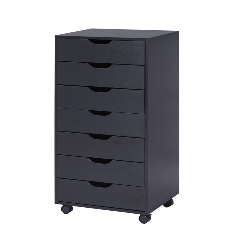 7-Drawer Storage Cabinet for Crafts, Cosmetics & Everyday Essentials, Mobile Organizer with Smooth Pull-Out Drawers for Home Office, Living Room & Bedroom – Sleek Design