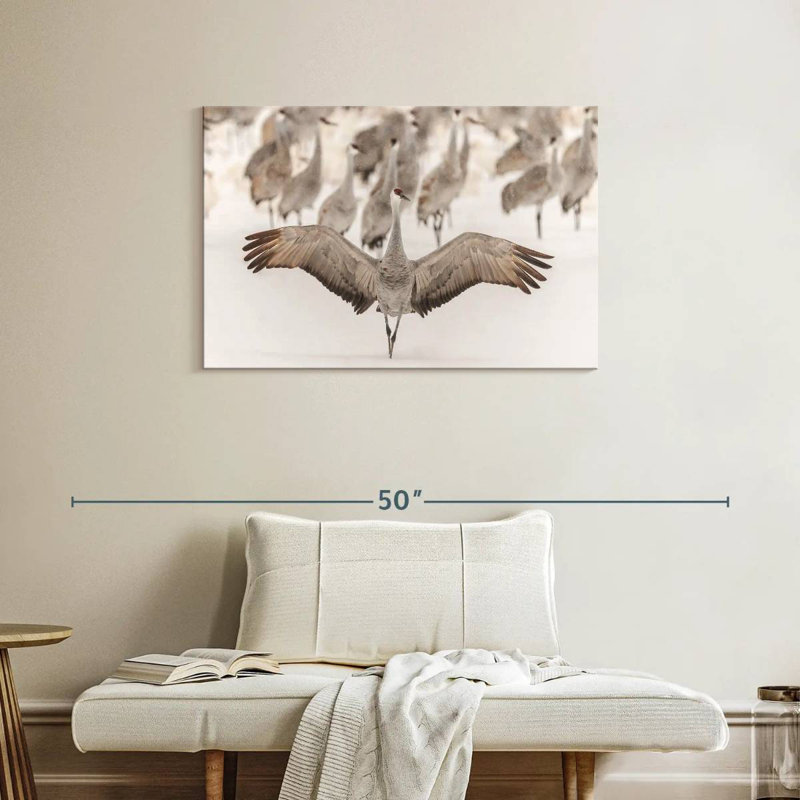 Crane King, 24" H x 36" W
