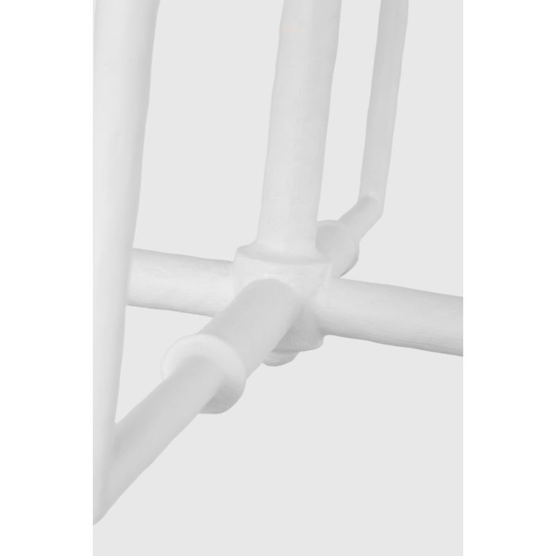 Eleanor 6 - Light LED Chandelier, 41" H x 46.75" W x 46.75" D, Plaster White