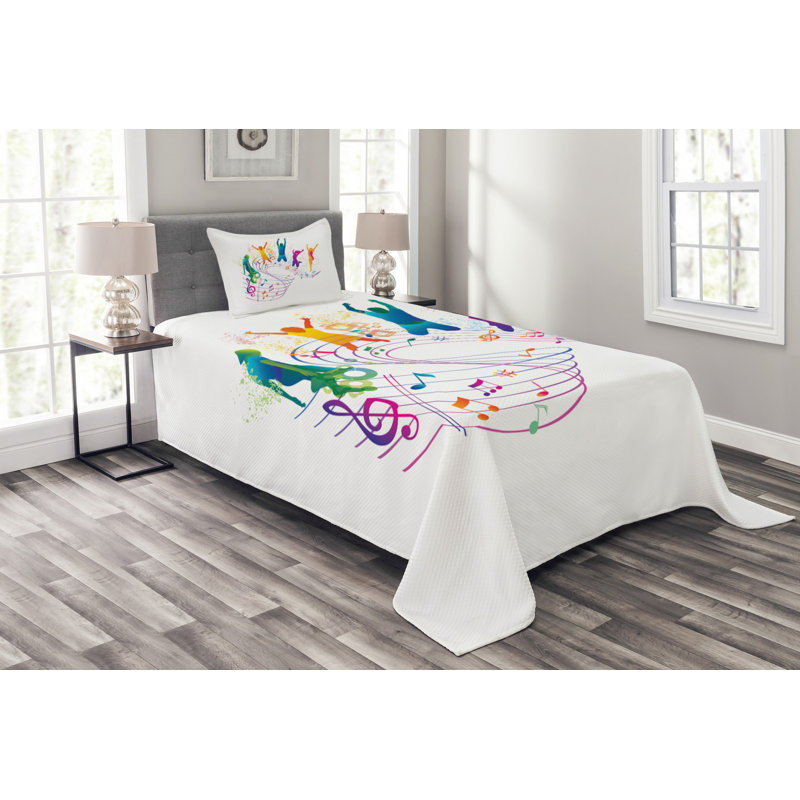 Fontana Youth Bedspread Set with Cushion Cover, 170 x 210 cm