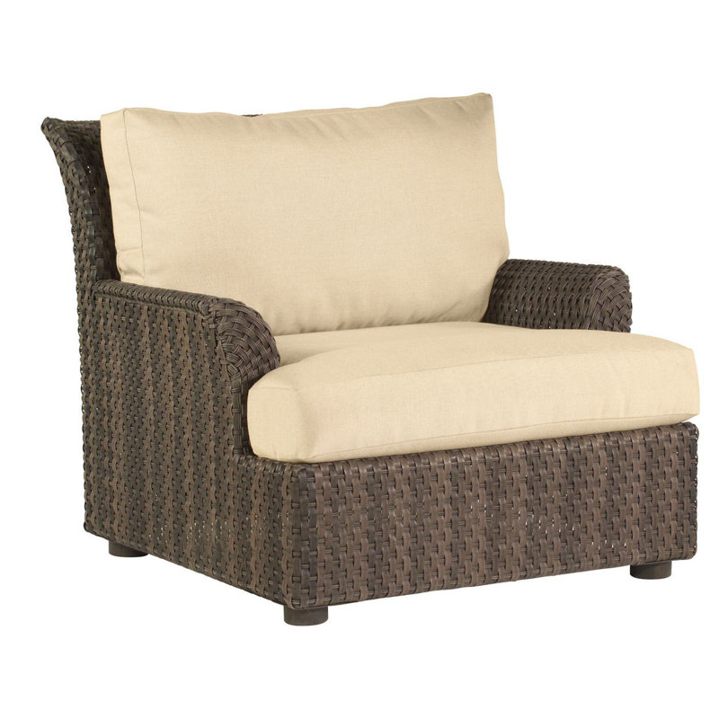 Aruba Outdoor Lounge Chair, Pique Gravel