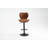 Kenessa Upholstered Faux Leather Adjustable Height Counter Stool