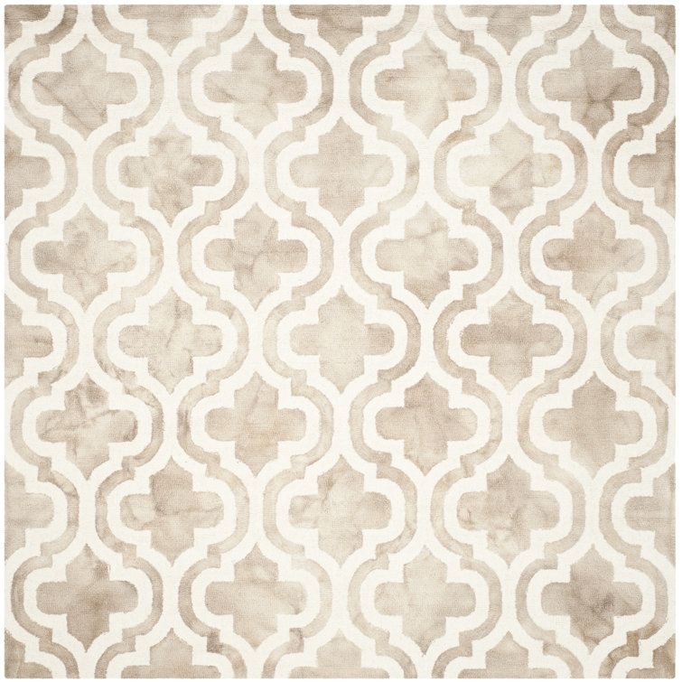 Defranco Hand Tufted Wool Geometric Rug