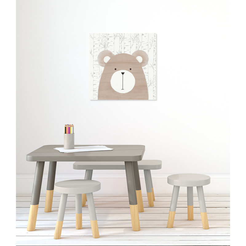 Art sur toile Woodland Friends 1, H 24 po x l 24 po x P 1,5 po