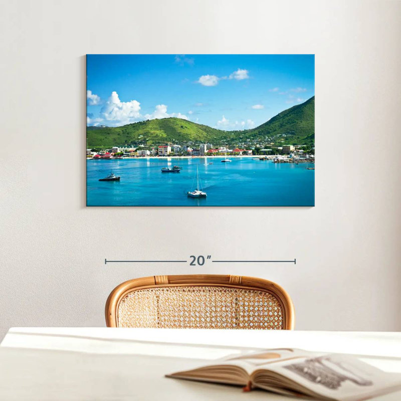 Gillard Scenic Saint Martin Seascape, 16" H x 24" W