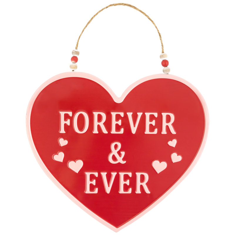 Décoration murale pour la Saint-Valentin Forever And Ever - 13,75 po