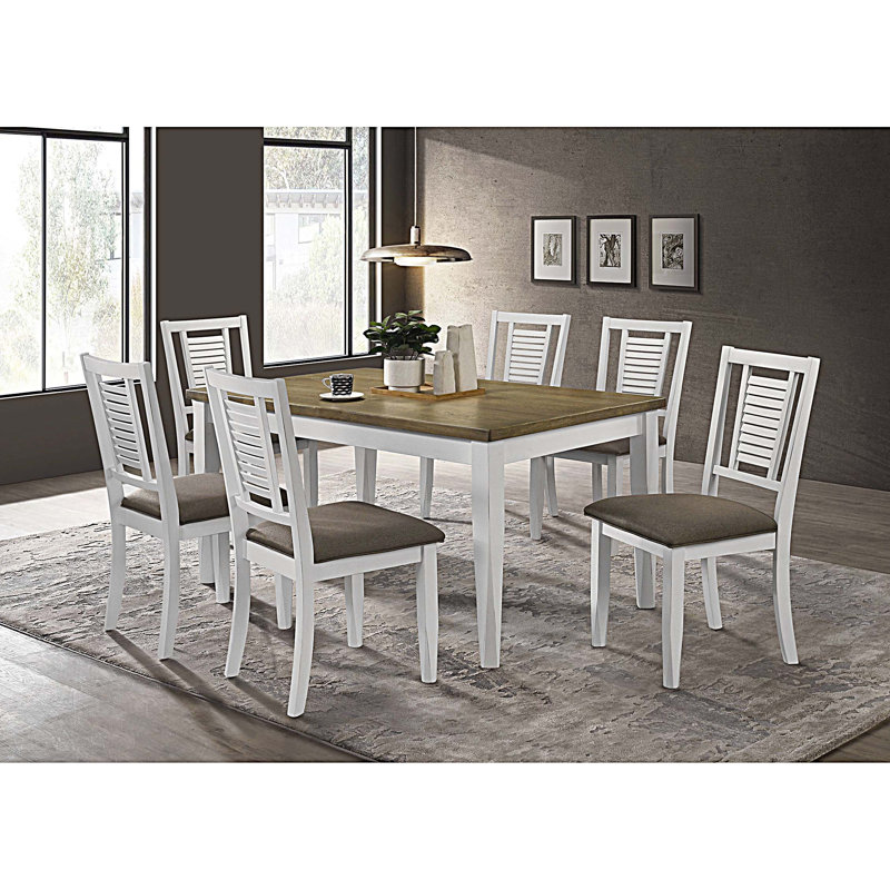 Chaises de salle à manger en bois (ensemble de 2)