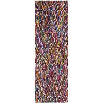 Cleaves Abstract Cotton Hand Woven Area Rug