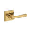 Wyndcliff Full Dummy Lever with Stepped Square Rose in Lifetime (PVD) Satin Brass-2072593937