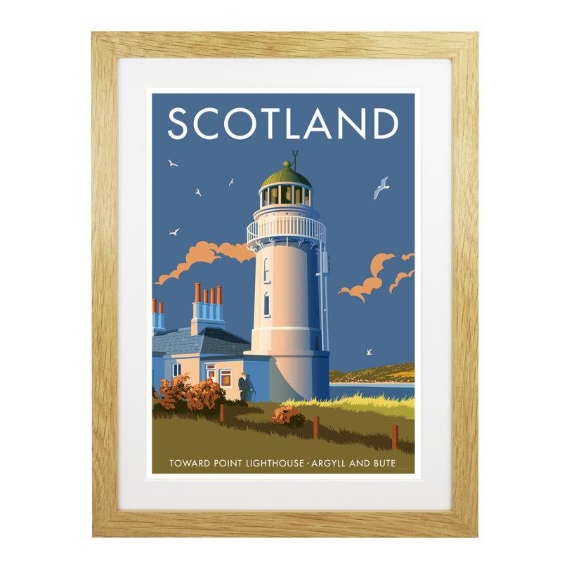 Scotland 1 by Stephen Millership - Print, 43.5 cm H x 33.5 cm W x 2.2 cm D, Oak