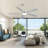 Mihane Ceiling Fan with LED Lights-1287735183-1287735182