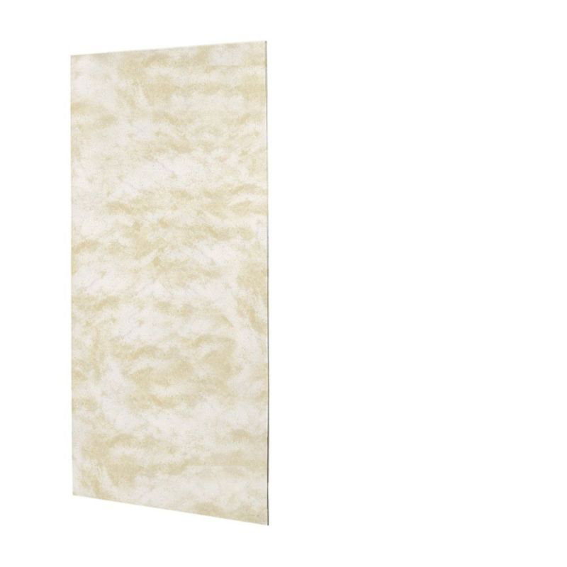 48'' W 0.25'' D 96'' H Single Wall Solid Surface Wall, Cloud White