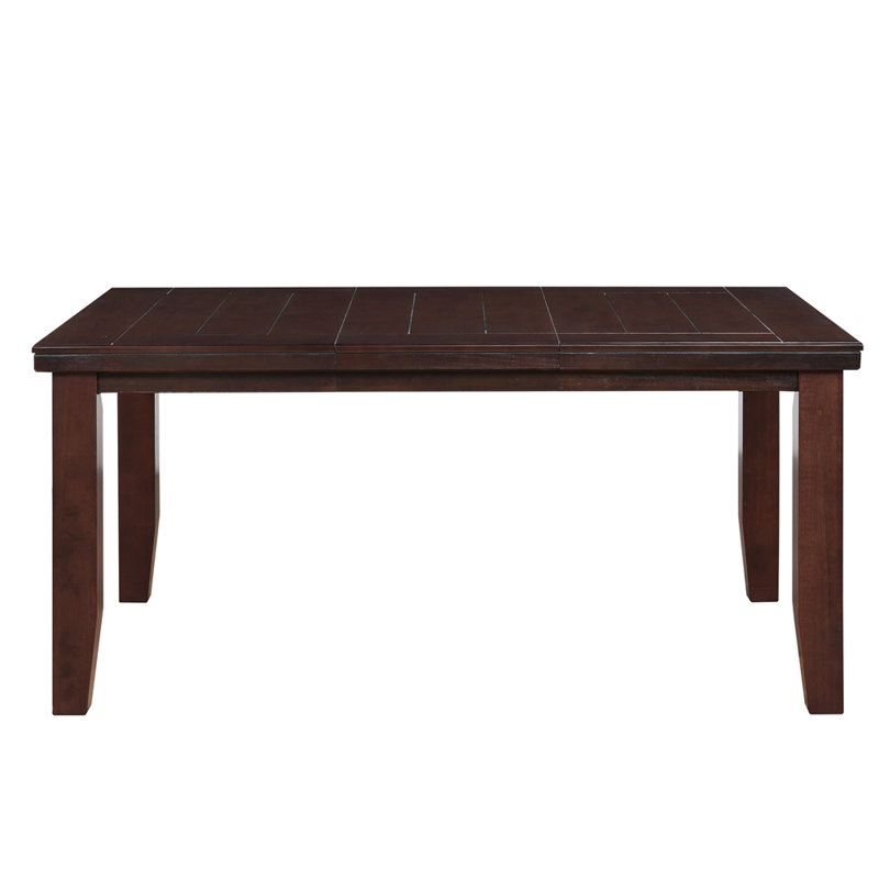 Table de salle à manger au fini cerisier de conception contemporaine